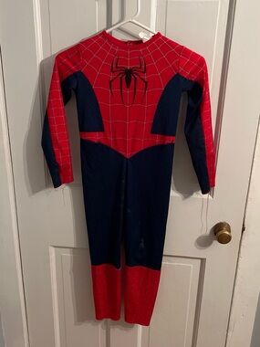 Marvel Kids Spider Costume in Red and Blue with Web Emblem